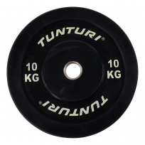 Диск бамперный черный TUNTURI 10 кг
