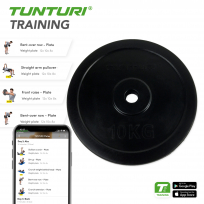 Диск обрезиненный TUNTURI 10 кг