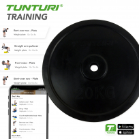 Диск обрезиненный TUNTURI 20 кг